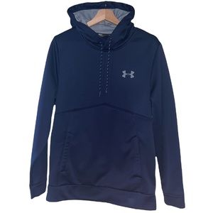 Under Armour Storm 1 Navy Hooded Sweatshirt (Small)